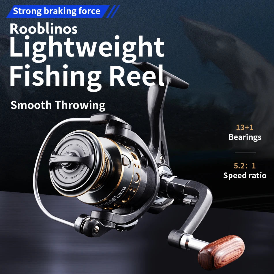 Spinning Fishing Reels For Saltwater Freshwater Metal