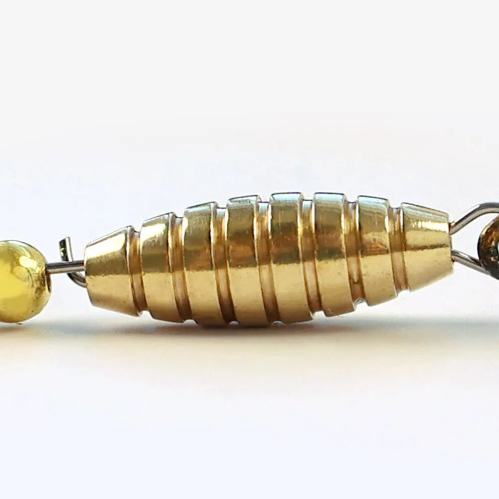 10pcs Boxed Metal Spoon Spinner Fishing Lure with Treble Hook.