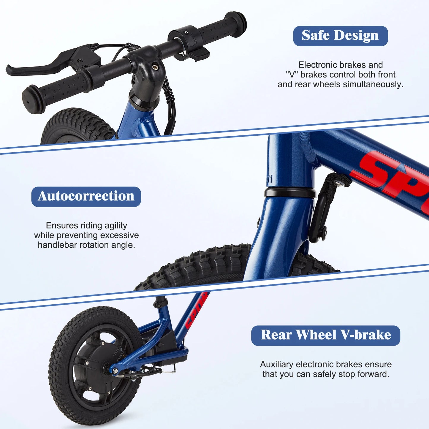 Electric Bike For Kids Ages 3-5 Years Old Kids 24V 100W.