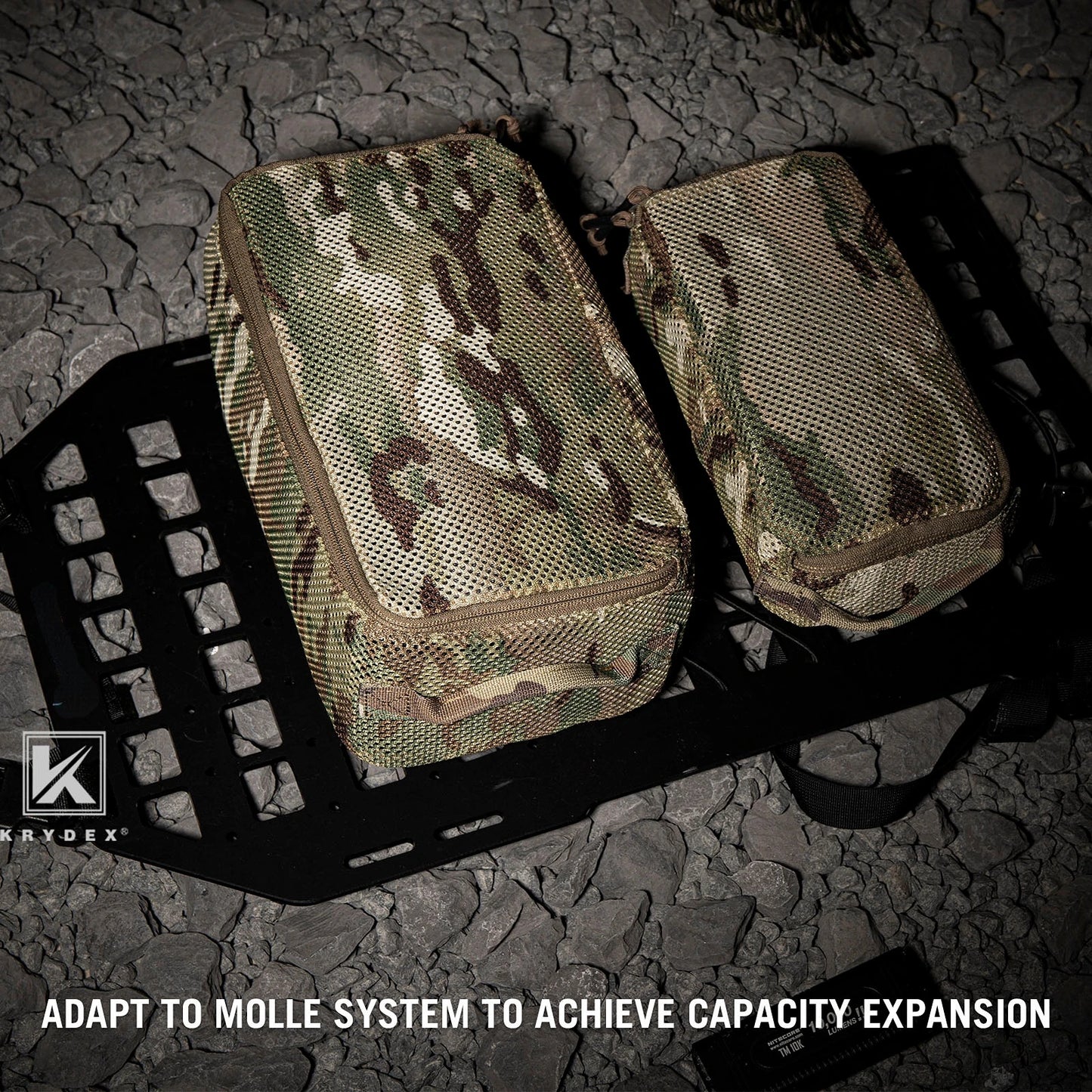 Modular Pouch Set Outdoor Backpack Organizer.