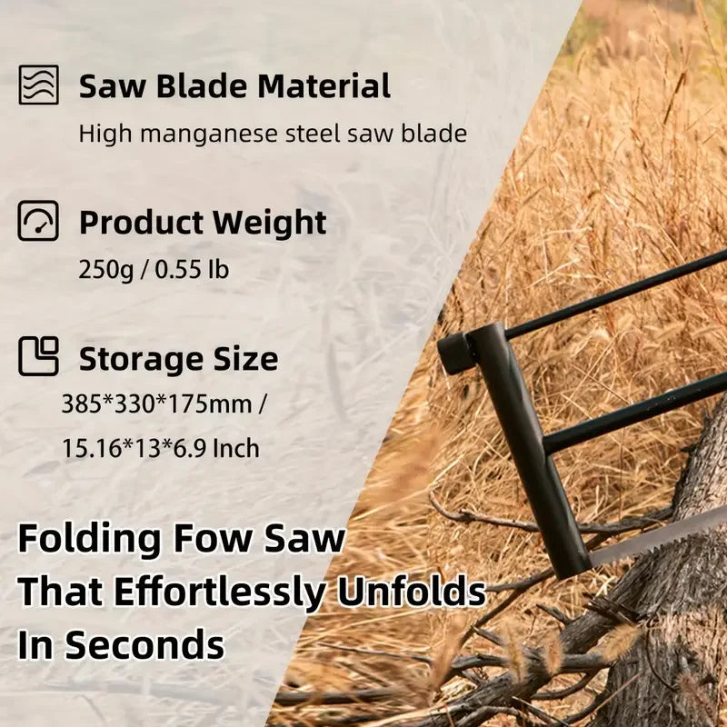 Folding Saw For Camping And Bushcraft Backpacking,