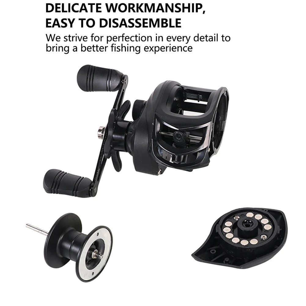 7.2/1 Gear Ratio Fishing Reel Max Drag 10kg.