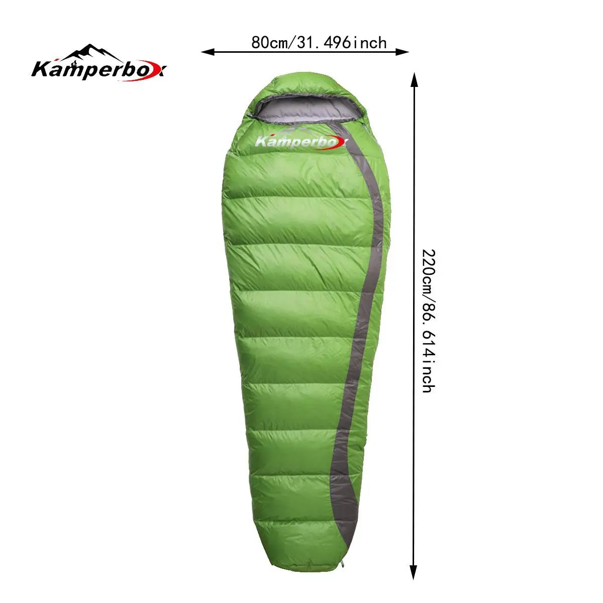 Ultralight Down Sleeping Bag for Winter Camping.