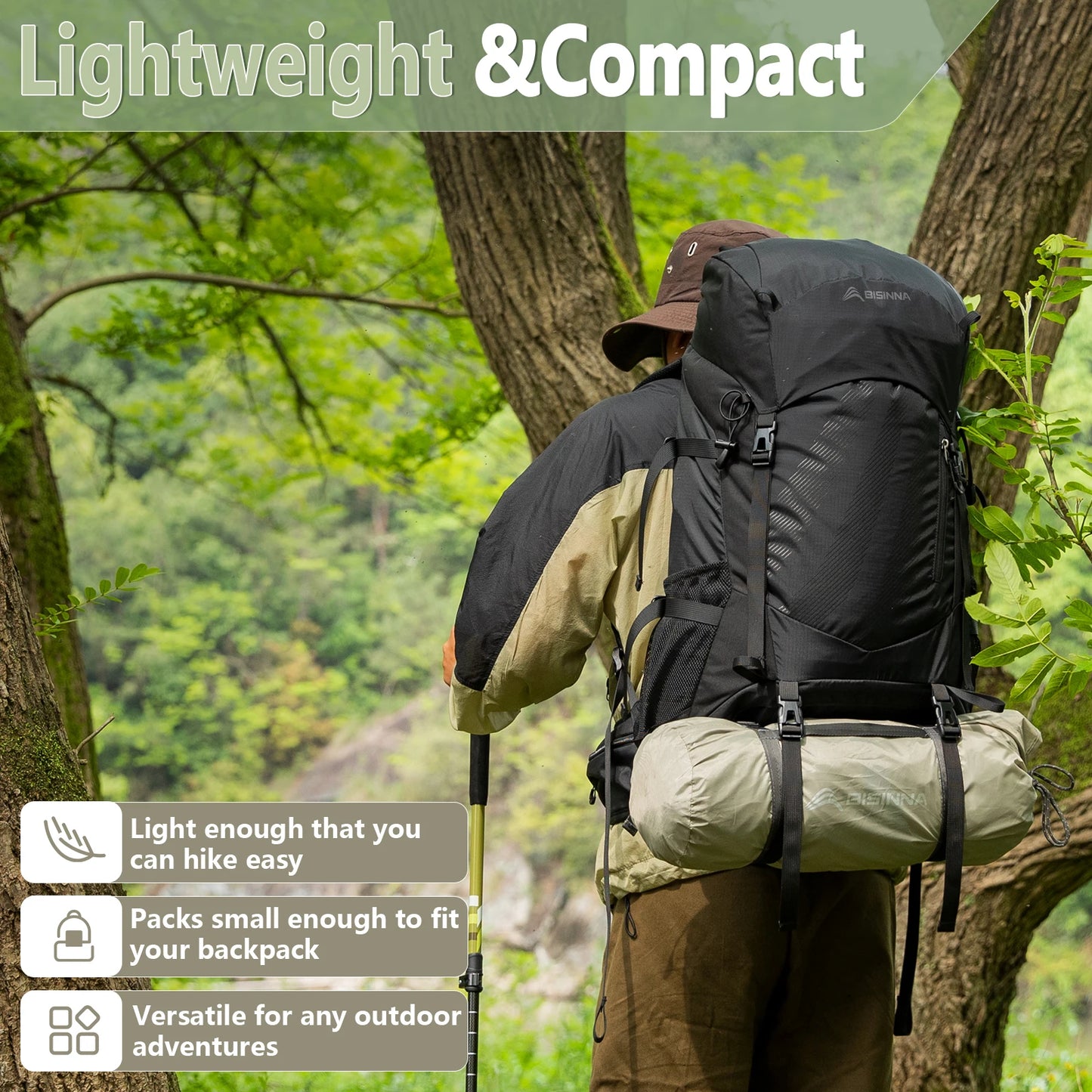 Ultralight Outdoor Camping Tent 2 Person Double Layer Waterproof.