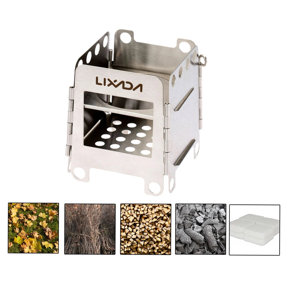 Titanium Stove Lightweight Folding Wood Burning Stove