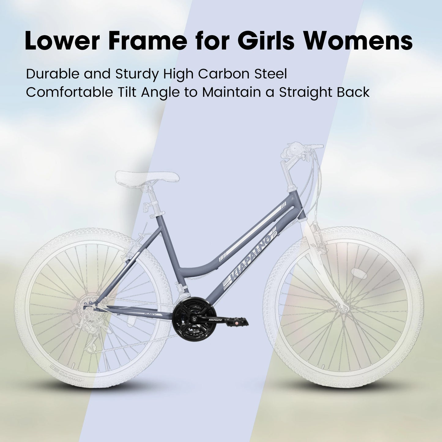 Girls 26 Inch Mountain Bike, 21 Speed Bike.