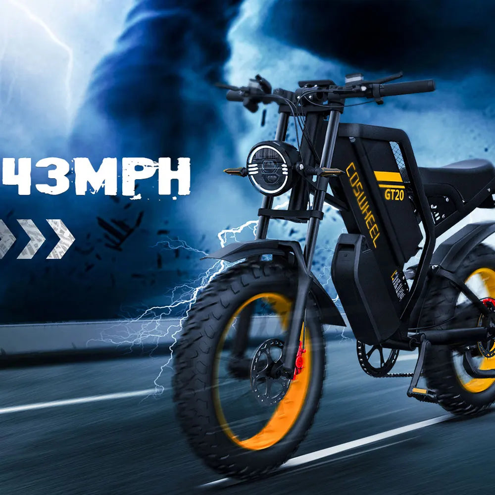 Electric bike 2000W 60V 40AH Samsung Dual Battery Mountain bikes.