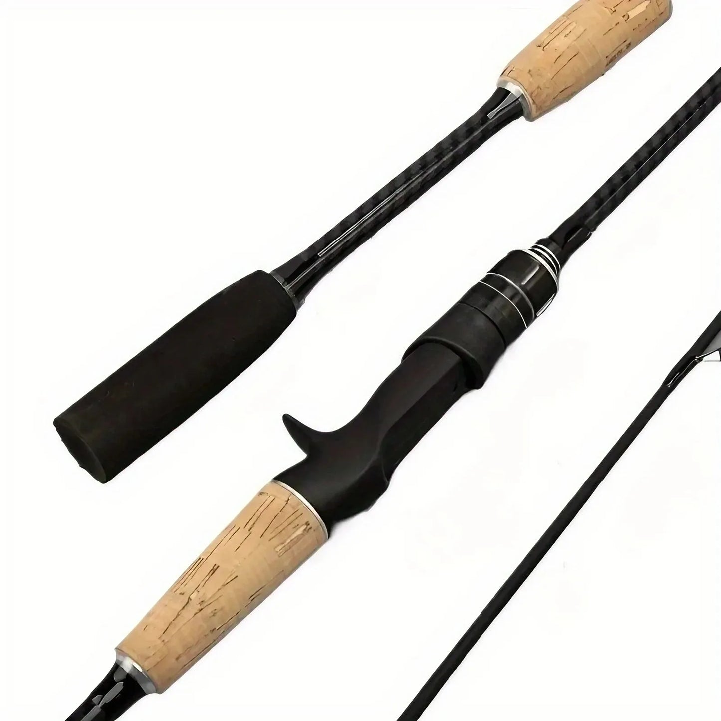 [2-Section Carbon Fiber Rod] Ultra-Lightweight 2-Section Carbon Fiber Fly Fishing Rod.