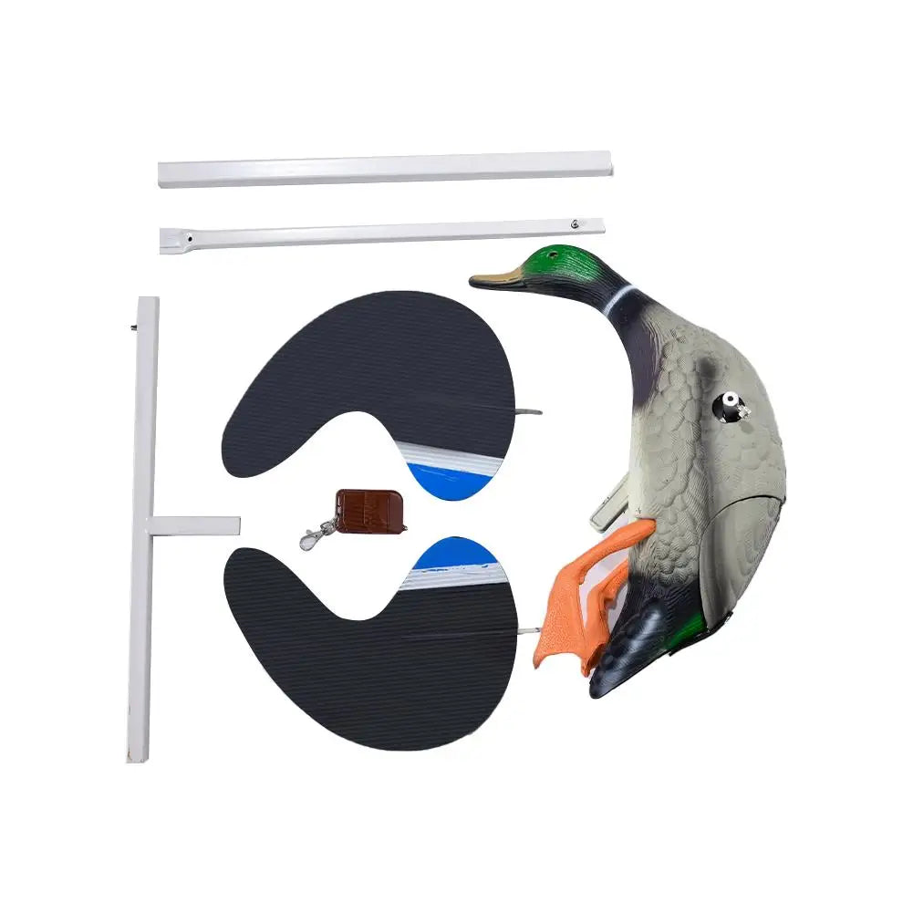 Outdoor Duck Decoy Electric Or Wind Powered Motion