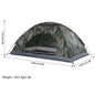 1/2 Person Ultralight Camping Tent Single Layer Portable.