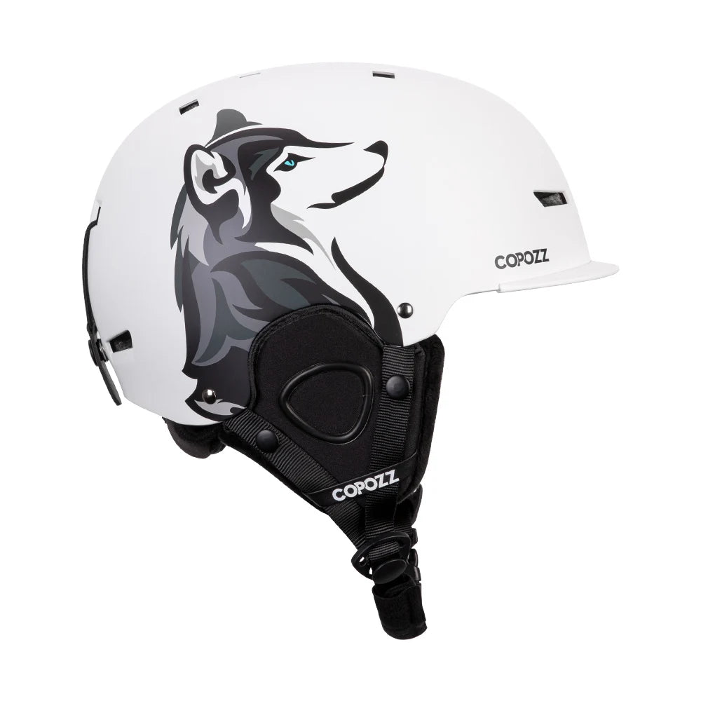 New Unisex Ski Helmet Half-covered Anti-impact Skiing Helmet For Adult and Kids.