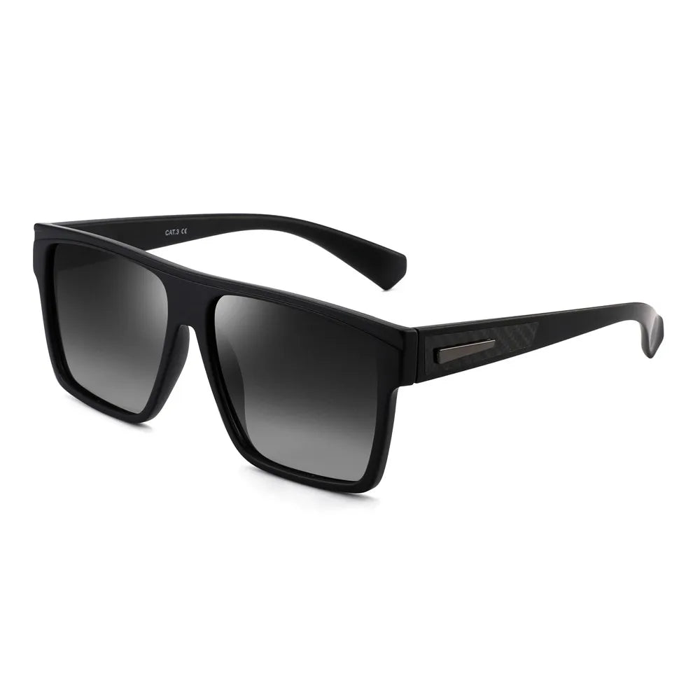 Retro Oversized Square Polarized Sunglasses Women Men.