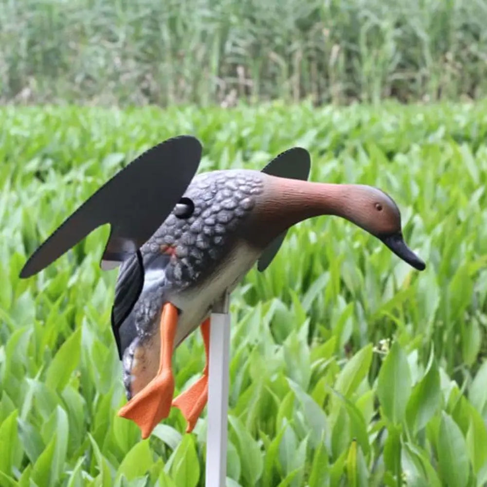 Outdoor Duck Decoy Electric Or Wind Powered Motion