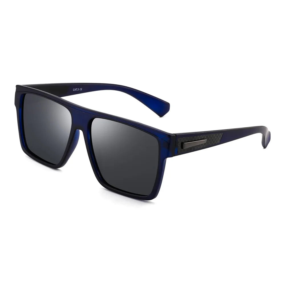 Retro Oversized Square Polarized Sunglasses Women Men.