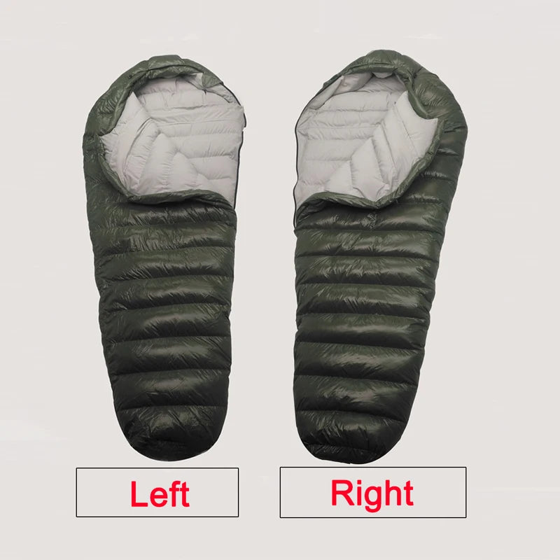 Cold Temperature Winter Sleeping Bag Down Sleeping.