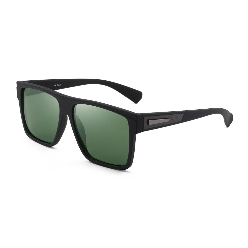 Retro Oversized Square Polarized Sunglasses Women Men.