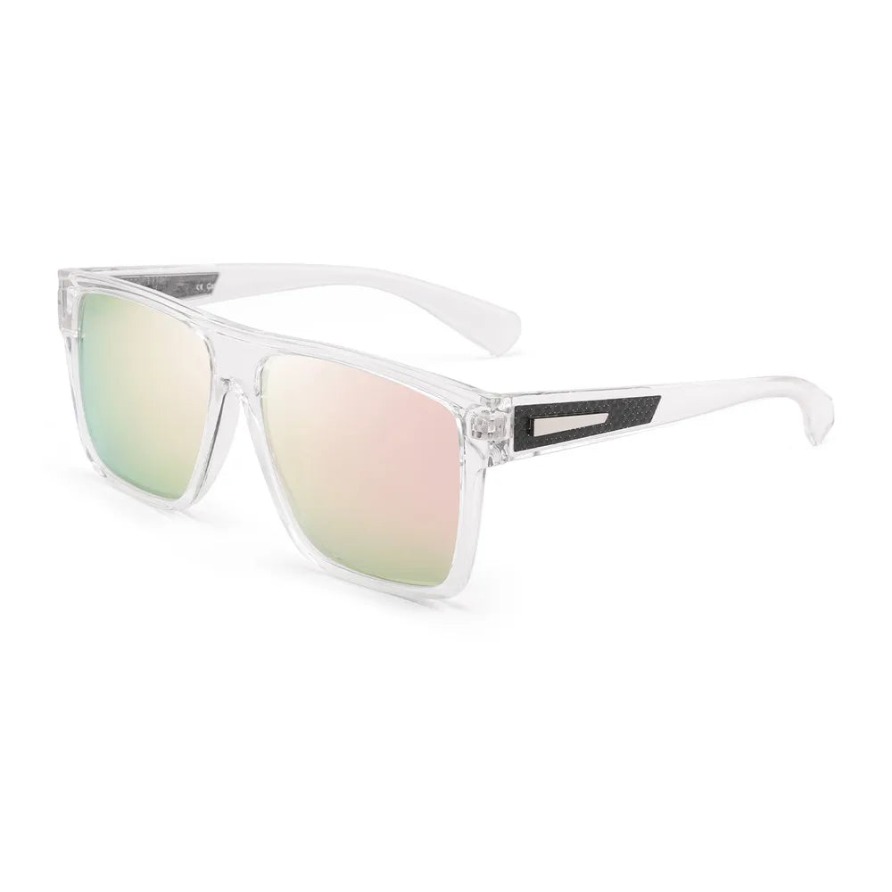 Retro Oversized Square Polarized Sunglasses Women Men.