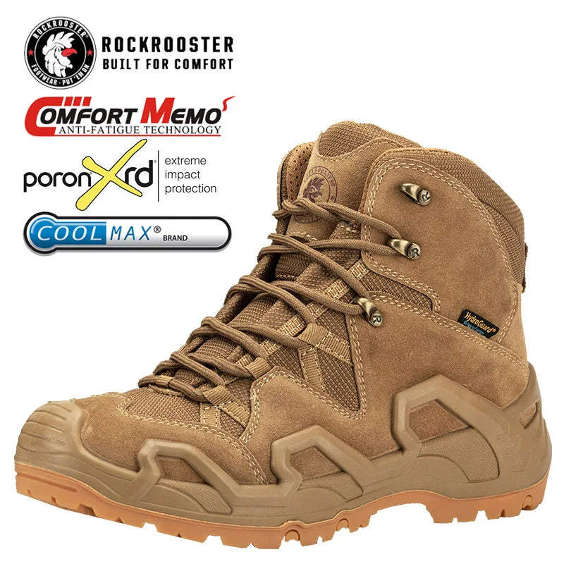 Hiking shoes Men waterproof hunting Boots .