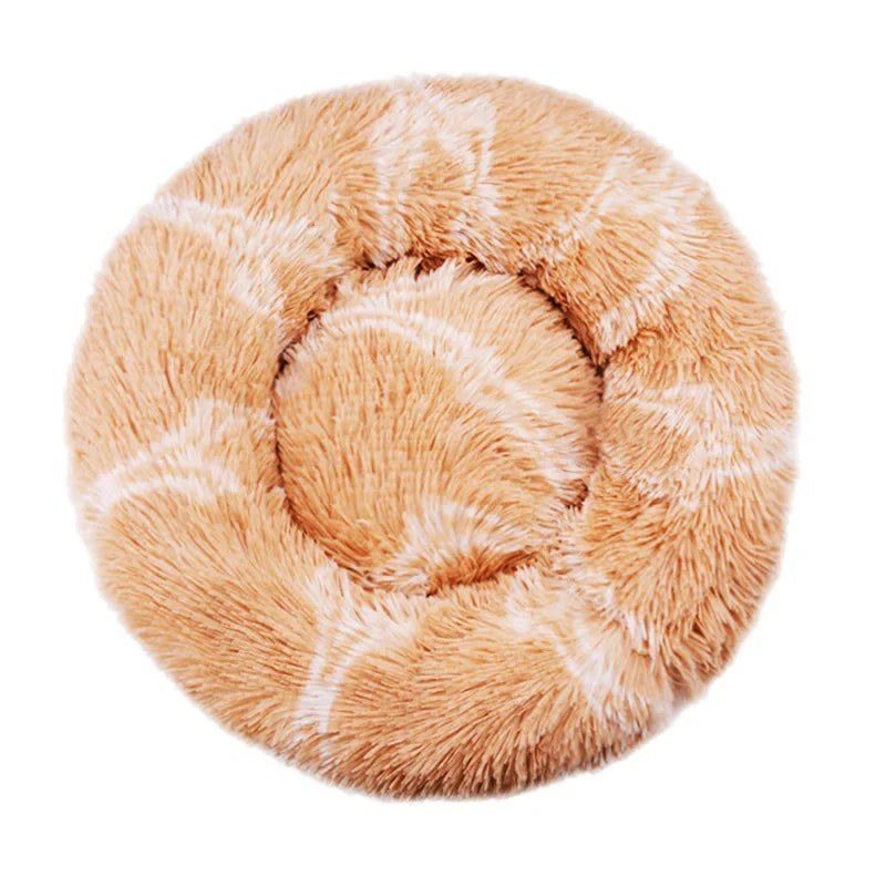 40-90cm Round Pet Bed for Large Dog Bed Super Soft Cat Bed Medium Dog House Winter Warm Sleeping.