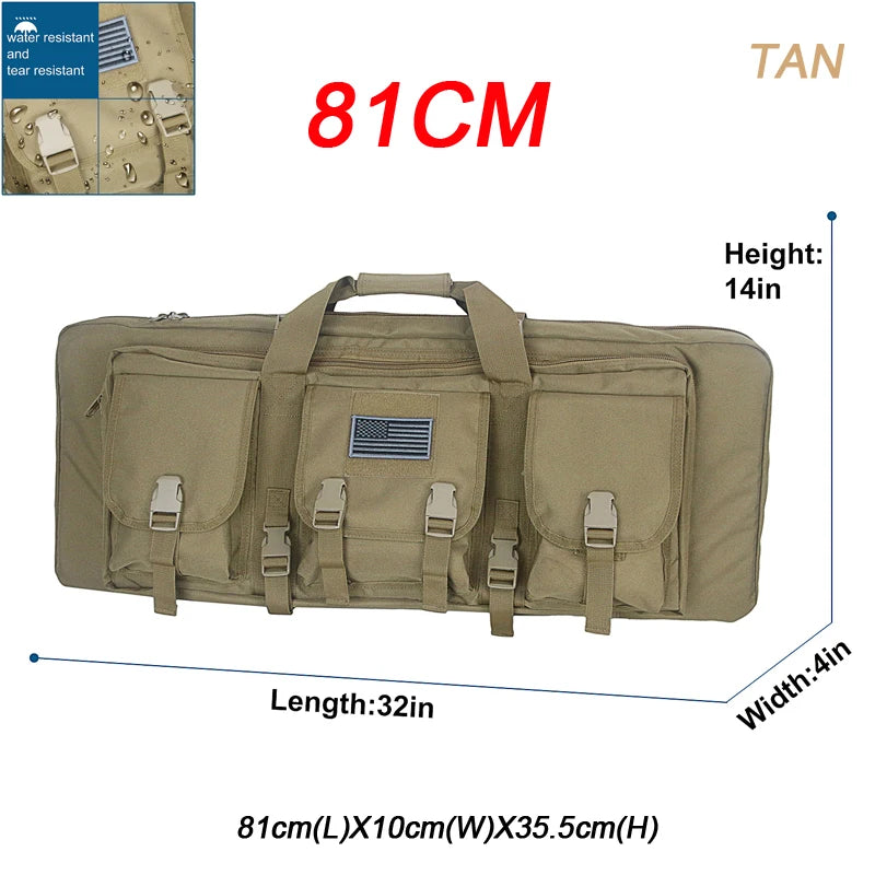 32 38 42 Inch Double Rifle Bag, Gun Case Rifle, Long Gun Bag .