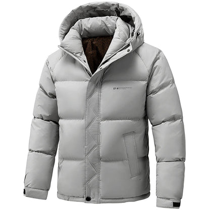 Men's Winter Windproof Casual Hooded Jacket .