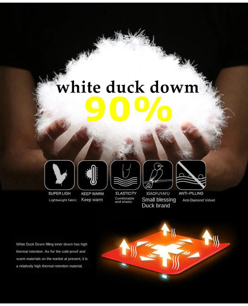 Ski Suit Men Thermal Winter Windproof Skiing Down Jacket and Bibs Pants.