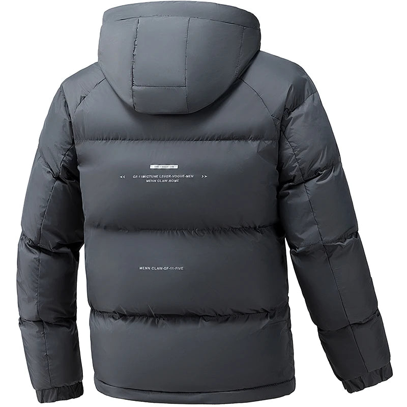 Men's Winter Windproof Casual Hooded Jacket .