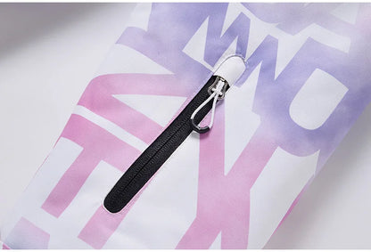 Women Ski Suit Winter Windproof Waterproof Snowboarding Jacket and Pants.