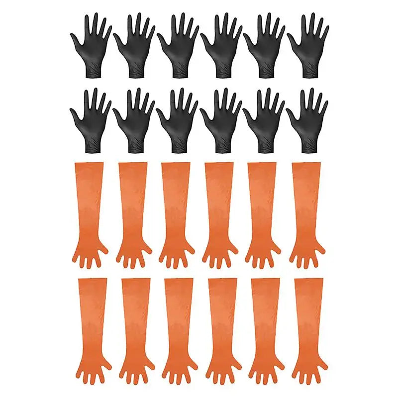 Disposable Outdoor Animal Cleaning Gloves set Multipurpose.