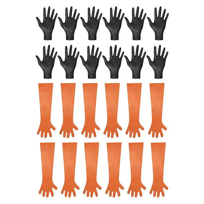 Disposable Outdoor Animal Cleaning Gloves set Multipurpose.