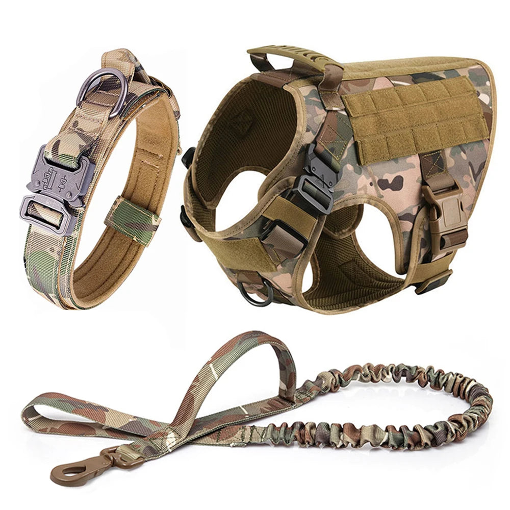 Large Dog Harness And Leash Set .