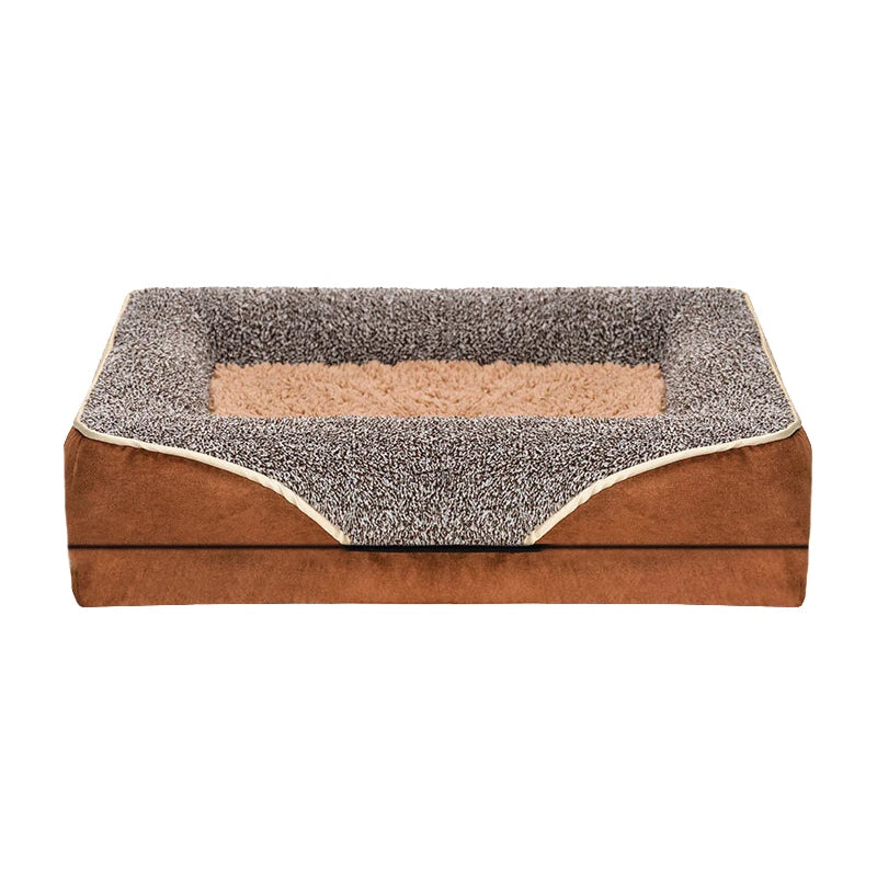 An oversized dog bed removable washable for all seasons, pet bed sofa.