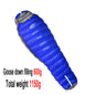 Oversized Mummy Goose Down Sleeping Bag .