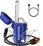 New Outdoor Camping Mountaineering Waterproof USB Double-arc Lighter Portable Lanyard with Whistle.