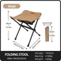 Outdoor Portable Folding Stool Aluminum Alloy Minin Storage Chair.