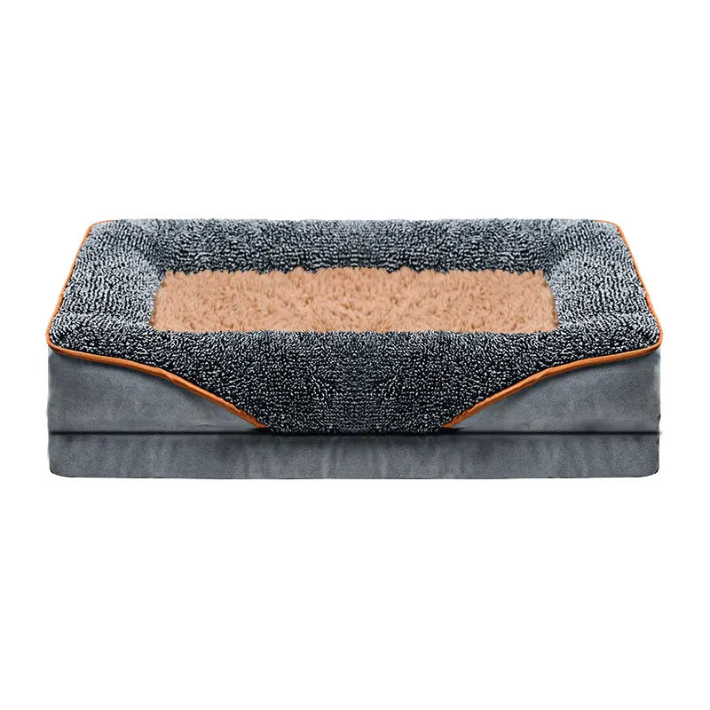 An oversized dog bed removable washable for all seasons, pet bed sofa.