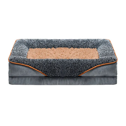 An oversized dog bed removable washable for all seasons, pet bed sofa.