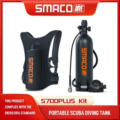 2L Mini Scuba Tank Diving Oxygen Underwater Breathing.