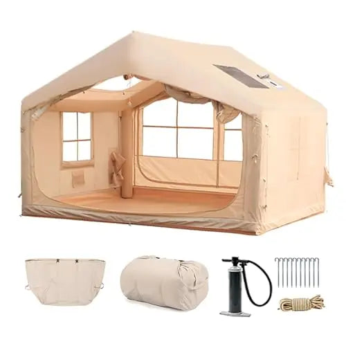Inflatable Tent for Camping - 6-8 Person Ultra-Quick Setup.