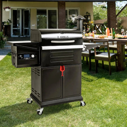 Wood Pellet Grill & Smoker  with Automatic Temperature Control