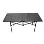 Folding Camping Table Multi Functional Black Portable Roll Up Outdoor Table 47.24in .