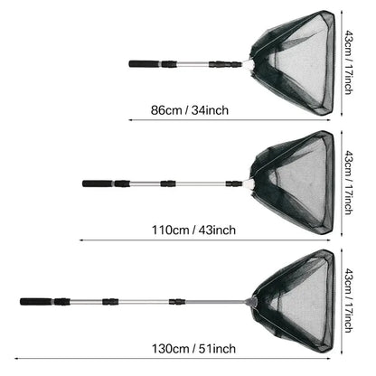 Aluminum Alloy Fishing Net Telescoping Foldable Landing