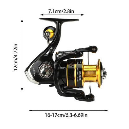 5:2:1 Speed Spinning Fishing Reel 2000-7000 Series Sea  Fishing Reel.