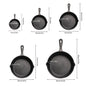 3PCS\4PCS\5pcs Cast Iron Skillet Set 6 Inch/8 Inch/10 Inch Cast Iron Frying Pan.