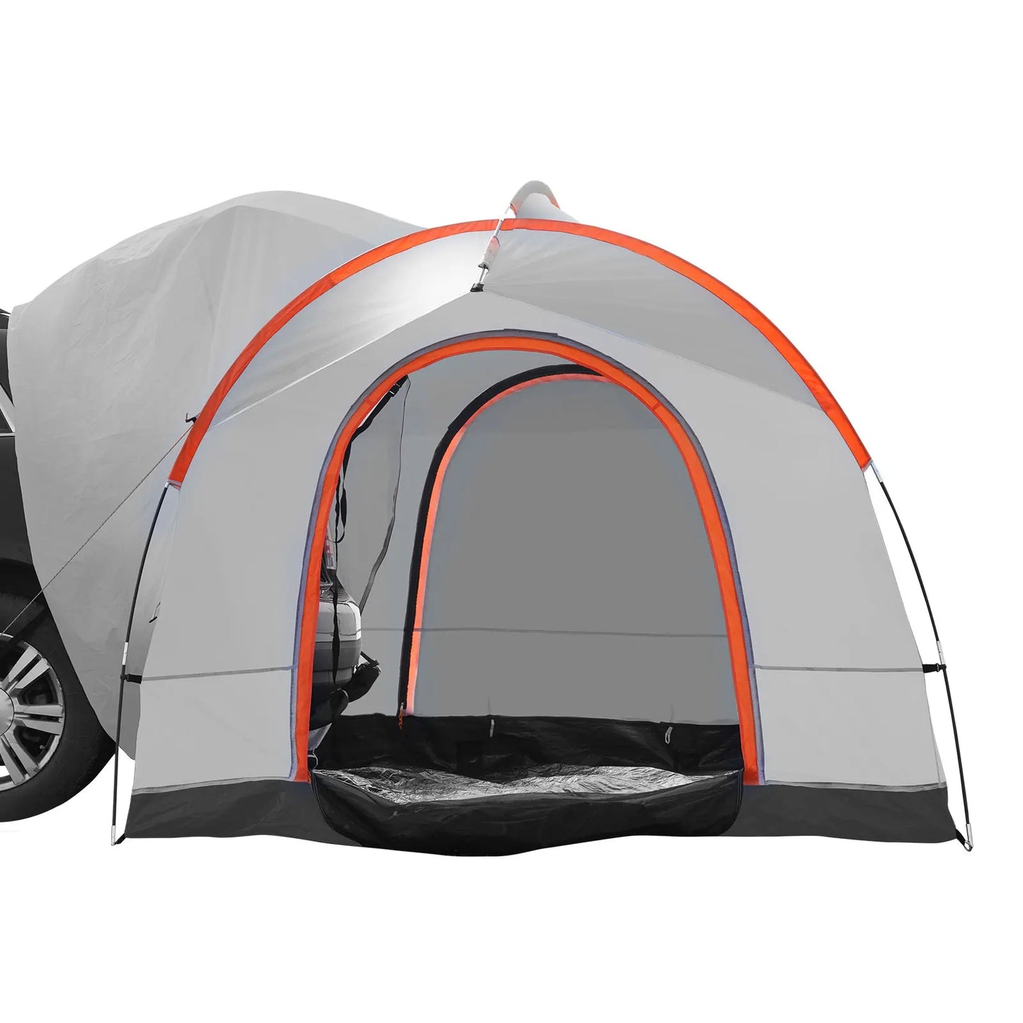 Tent 8'-8' SUV Attachment for Camping with Rain Layer and Carry Bag.