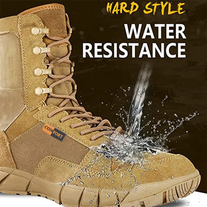 Lace Up Waterproof Outdoor Hiking Breathable Shoe.