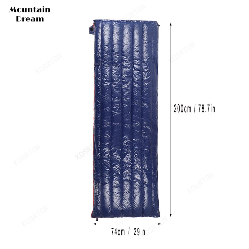 Sleeping Bag 90% Goose Down Adult Envelope Type Ultralight.