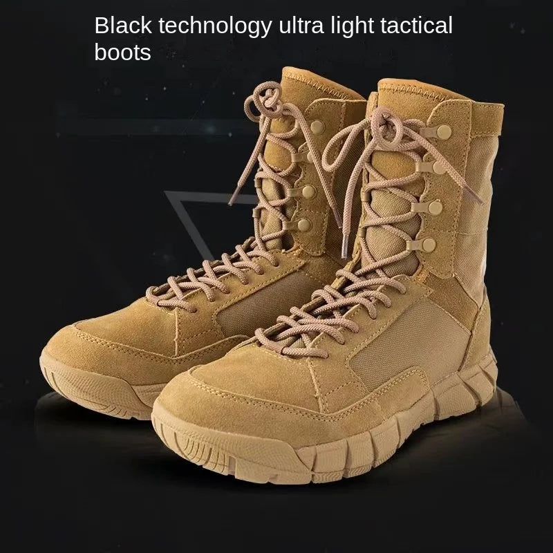 Lace Up Waterproof Outdoor Hiking Breathable Shoe.