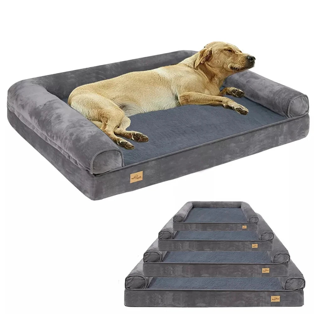 XXXL Large Calming Dog Bed Orthopedic Memory Foam Waterproof Removable Cover.