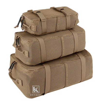 Modular Pouch Set Outdoor Backpack Organizer.